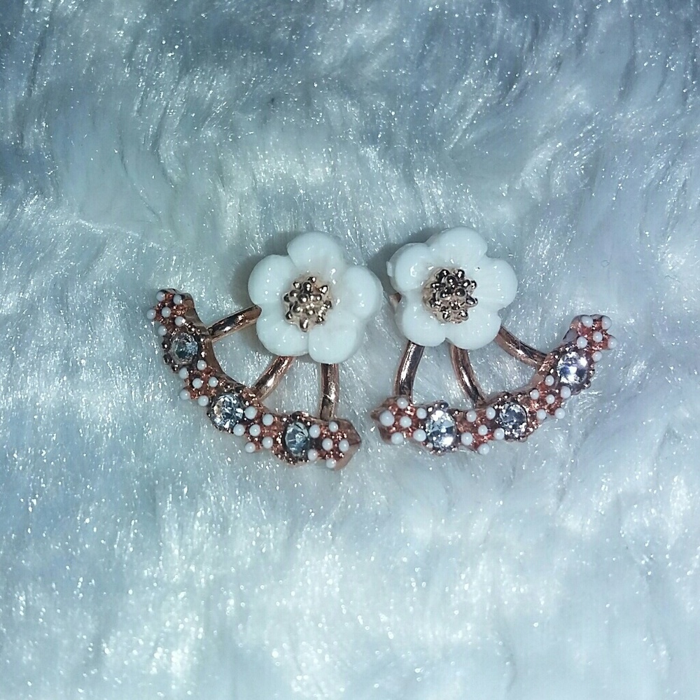 💥LAST ONE💥Rose Gold 925 Ear Jacket - Picture 4 of 5